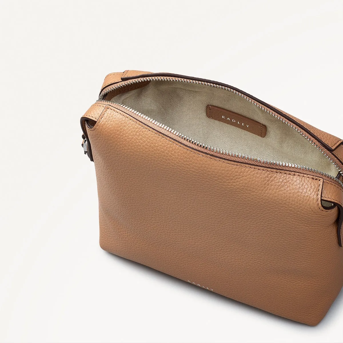 Eastcastle Street Leather Mini Ziptop Crossbody Bag in Chai - 111212 sold by Radley product image thumbnail 3