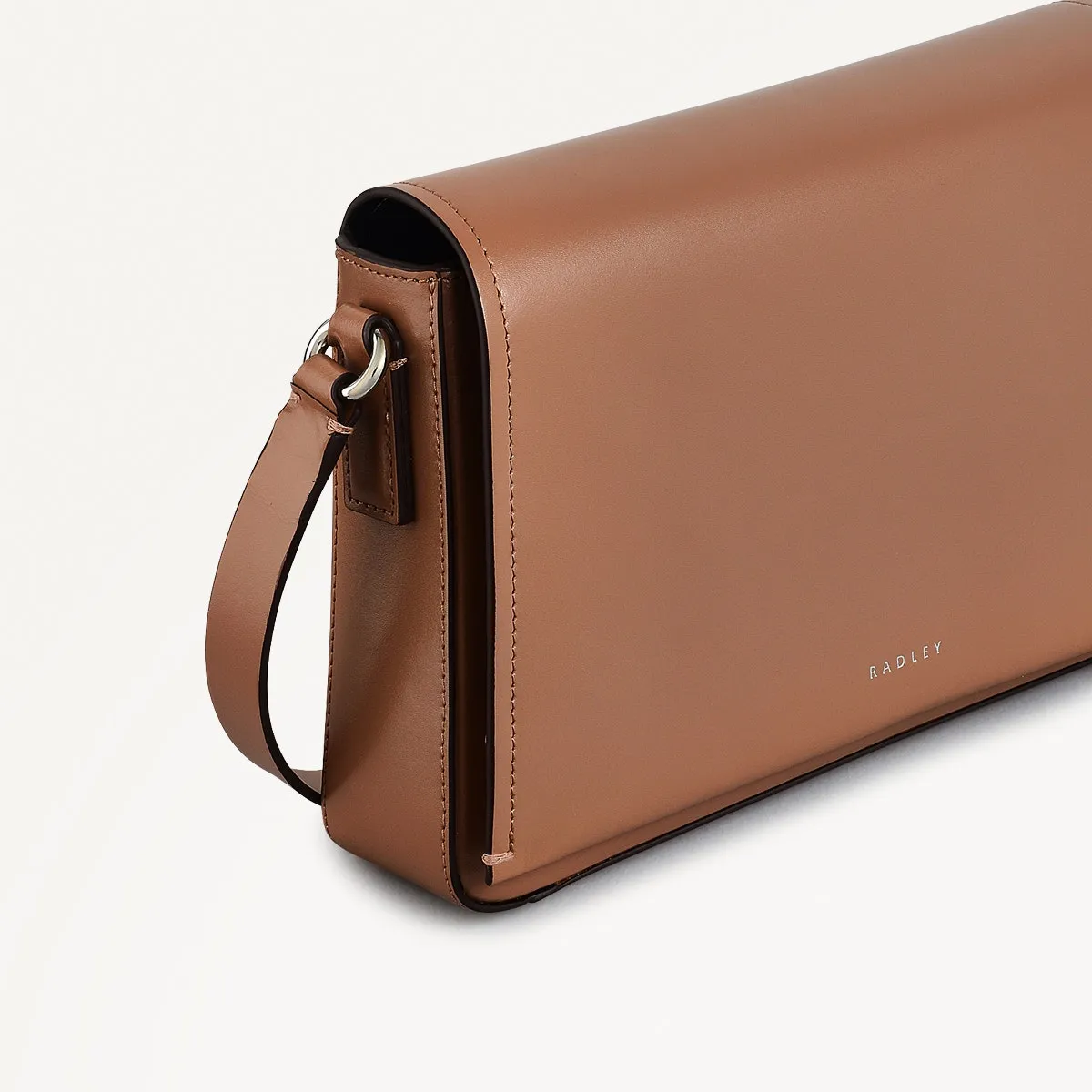 Lexington Lane Leather Medium Flapover Crossbody Bag in Chai - 111187 sold by Radley product image thumbnail 4