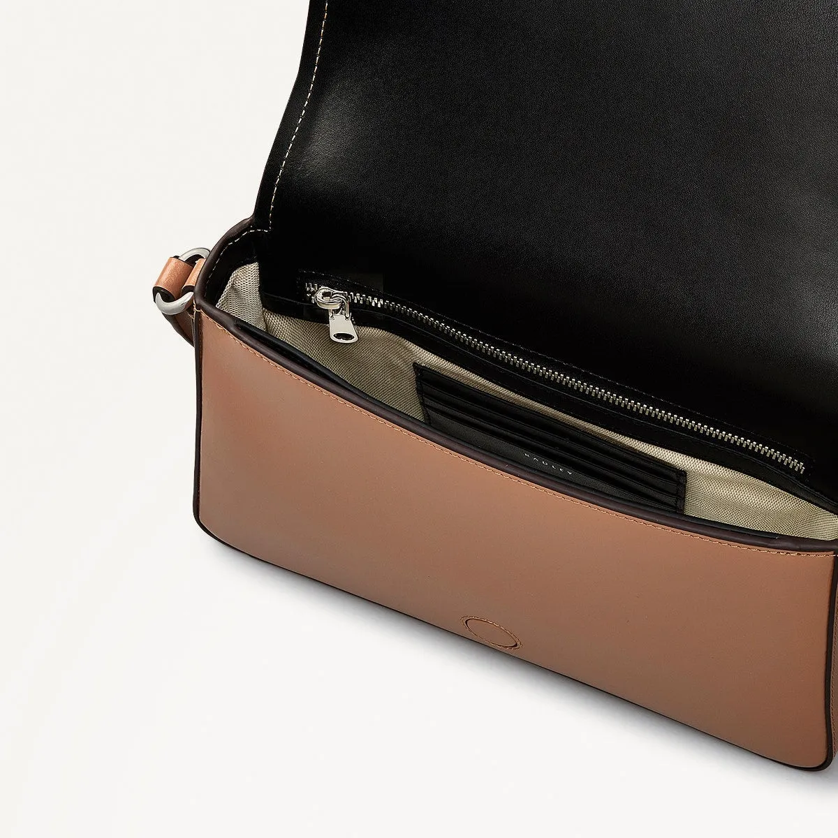 Lexington Lane Leather Medium Flapover Crossbody Bag in Chai - 111187 sold by Radley product image thumbnail 3