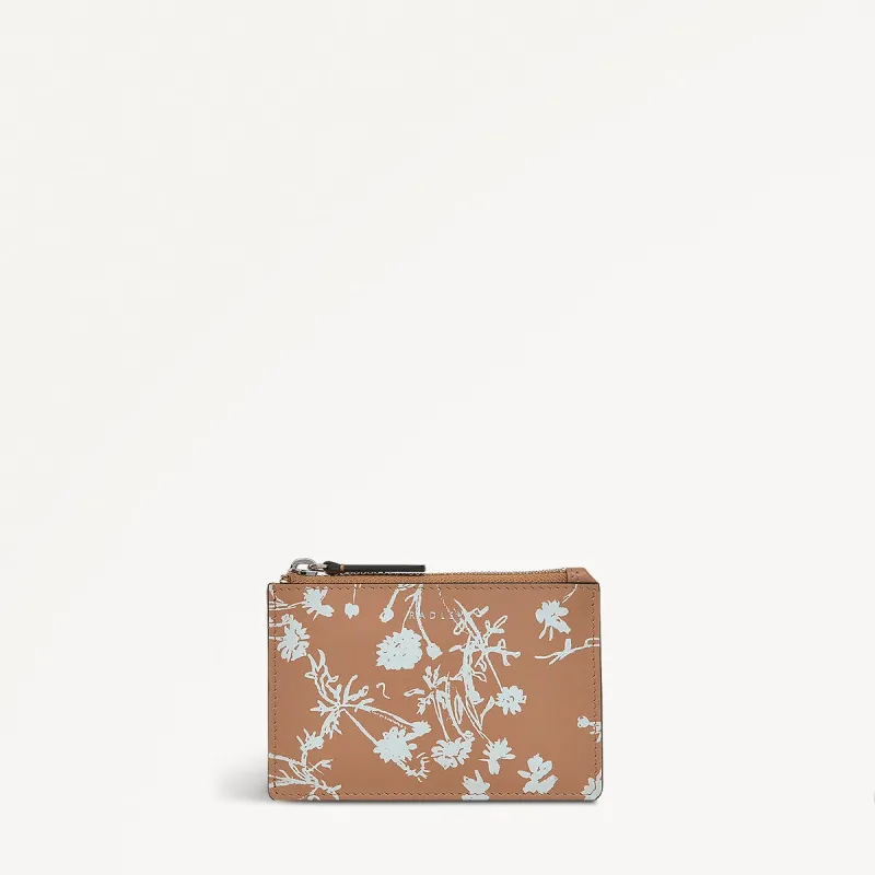 Blooming Lovely Leather Small Ziptop Coin Purse in Chai - 111140 sold by Radley