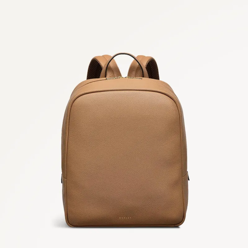 Albany Mews Leather Medium Zip Around Backpack in Chai - 111262 sold by Radley