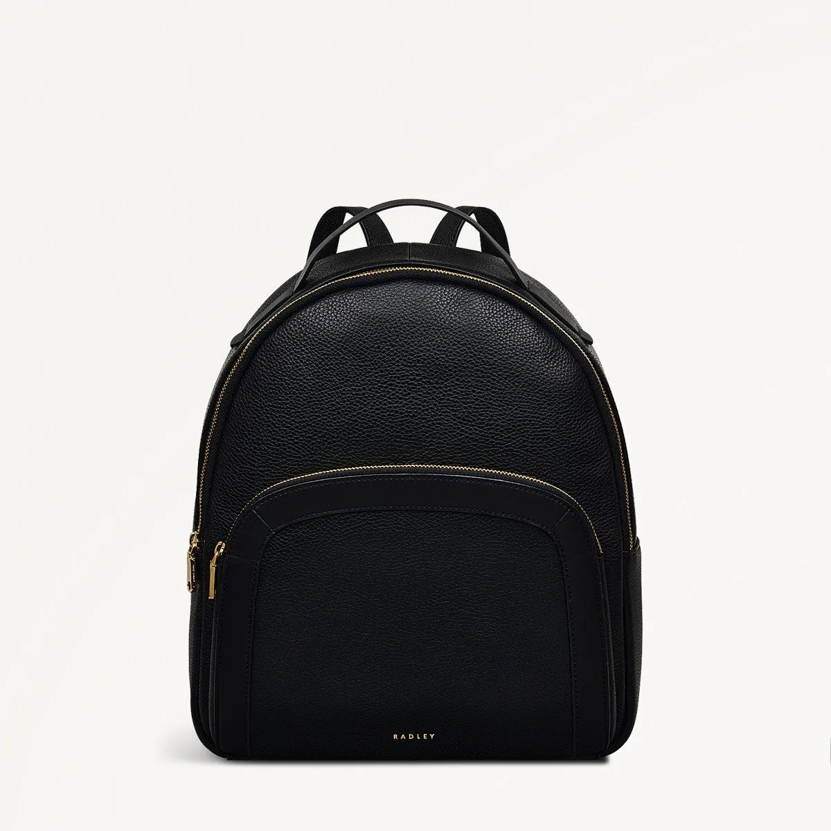 Merchant Hall Leather Medium Zip Around Backpack in Black - 111202 sold by Radley