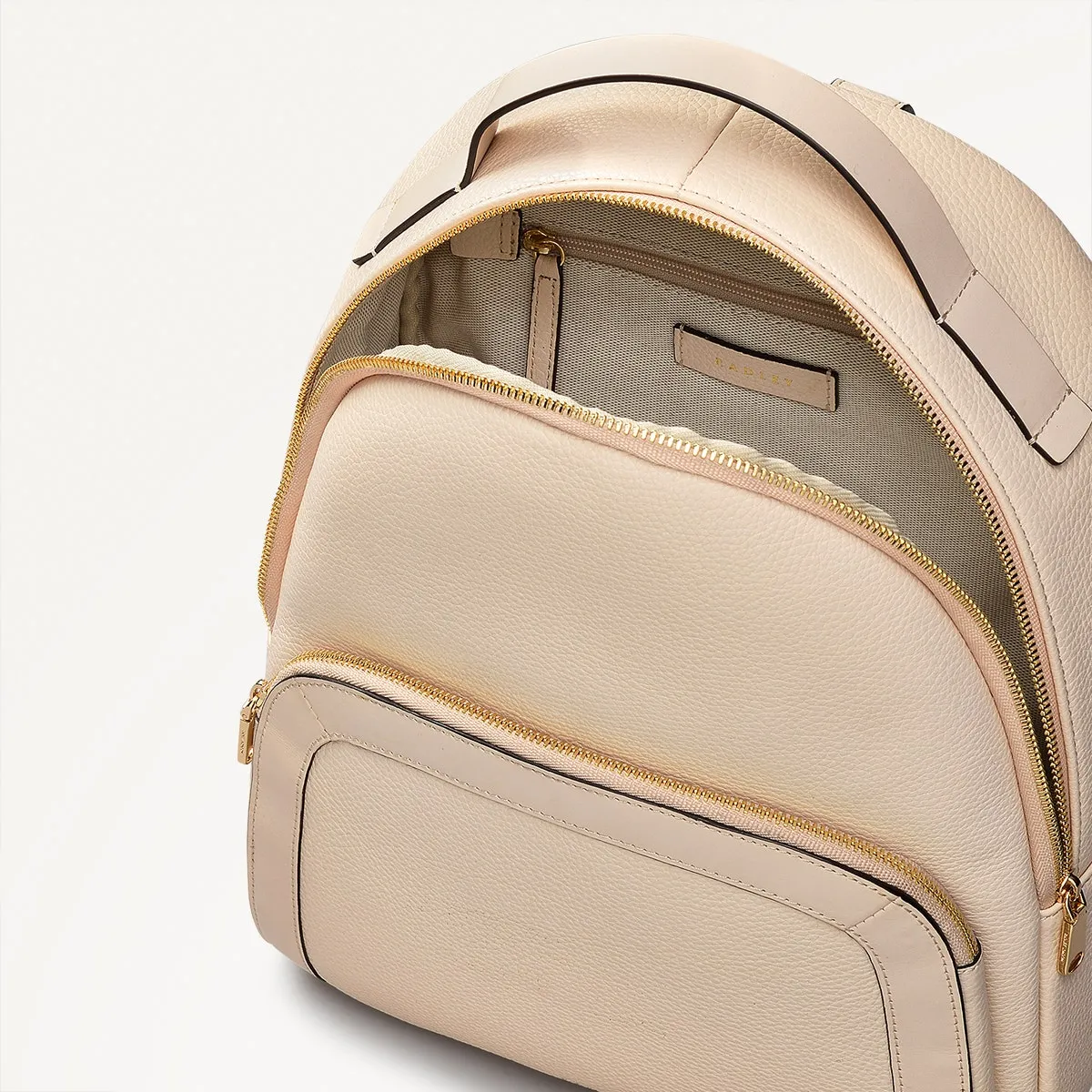 Merchant Hall Leather Medium Zip Around Backpack in Oat Milk - 111203 sold by Radley product image thumbnail 3