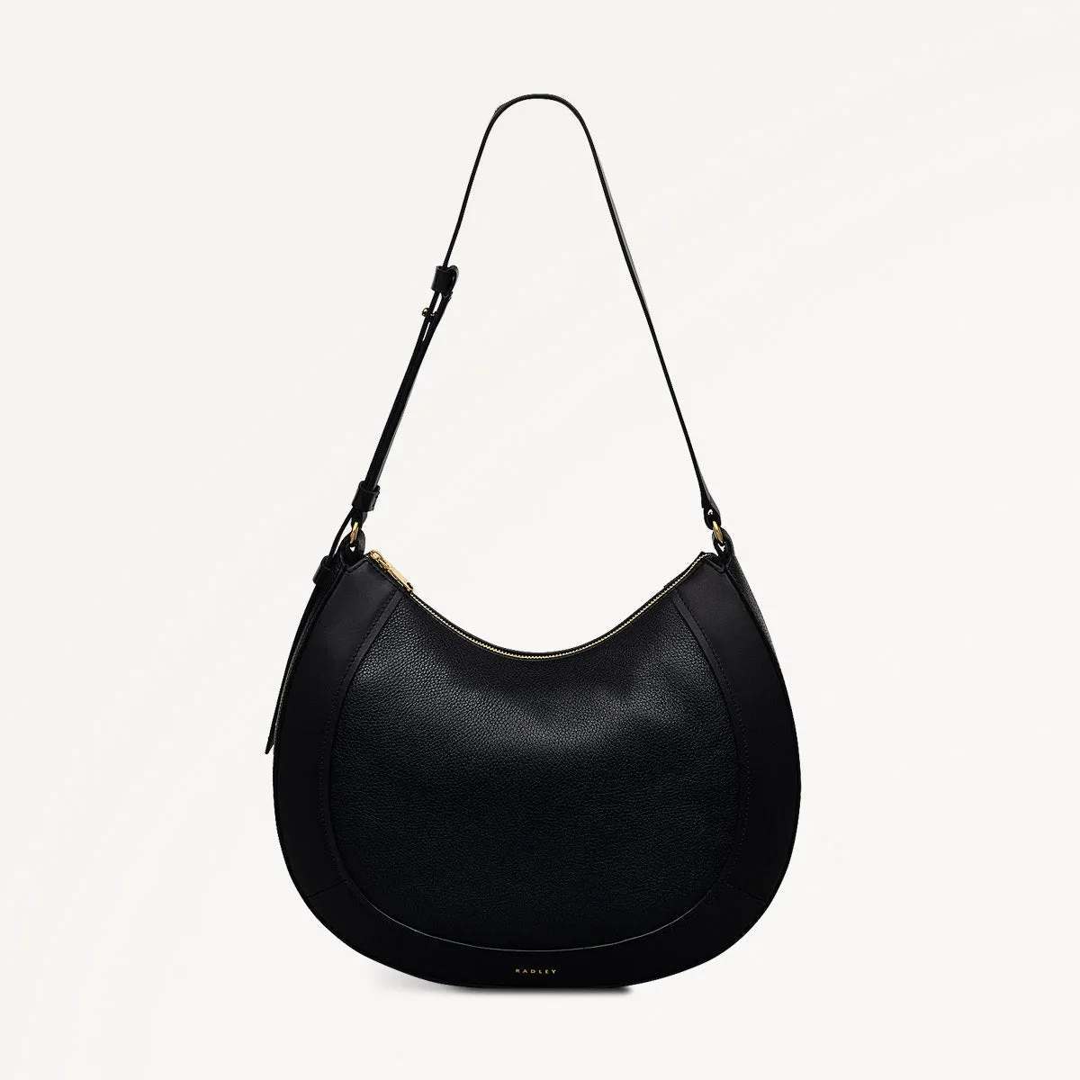 Merchant Hall Leather Large Ziptop Shoulder Bag in Black - 111205 sold by Radley