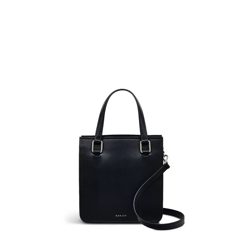 Percy Lane Leather Small Ziptop Grab Bag in Black - 110928 sold by Radley