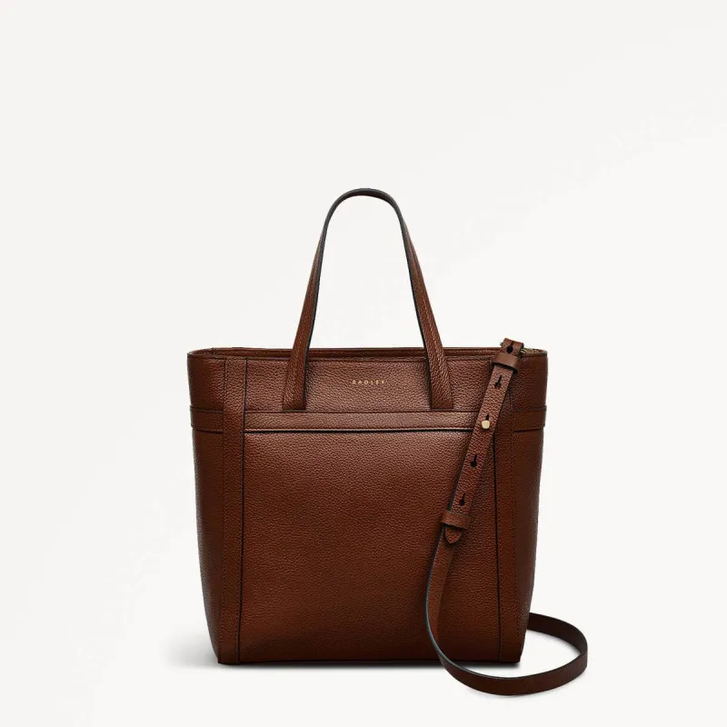 Derby Street Leather Small Ziptop Grab Bag in Tortoise - 110948 sold by Radley