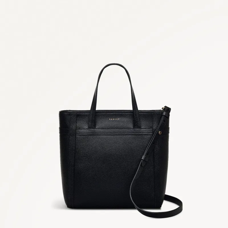 Derby Street Leather Small Ziptop Grab Bag in Black - 110947 sold by Radley