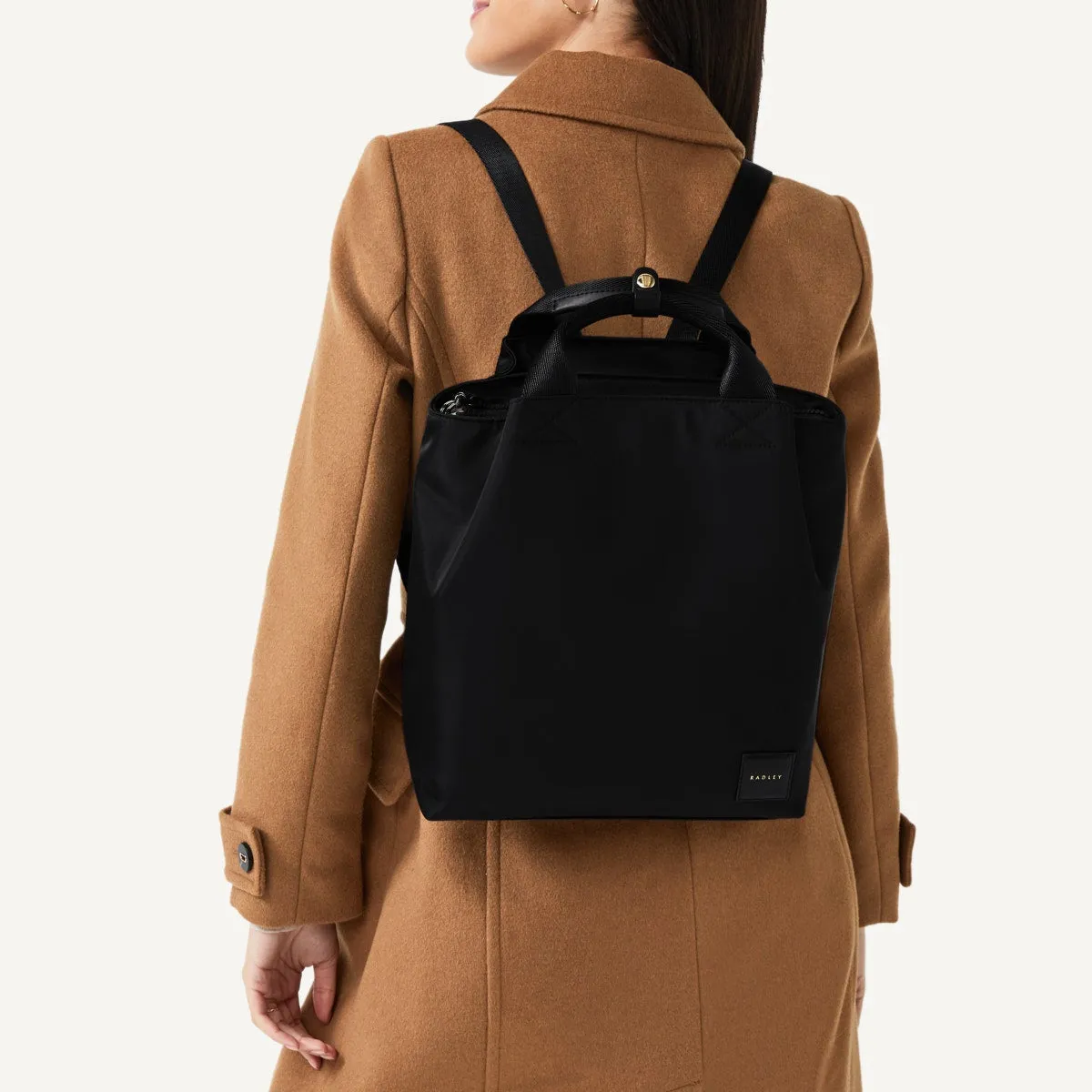 Blair Crescent Fabric Medium Ziptop Backpack in Black - 110932 sold by Radley product image thumbnail 5