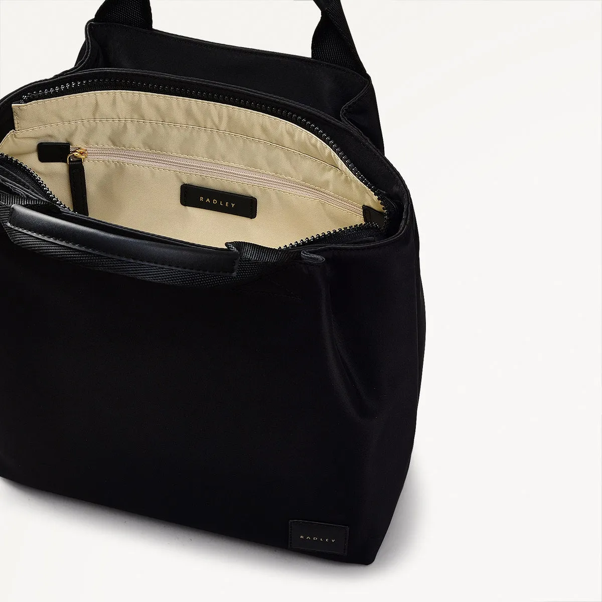 Blair Crescent Fabric Medium Ziptop Backpack in Black - 110932 sold by Radley product image thumbnail 3