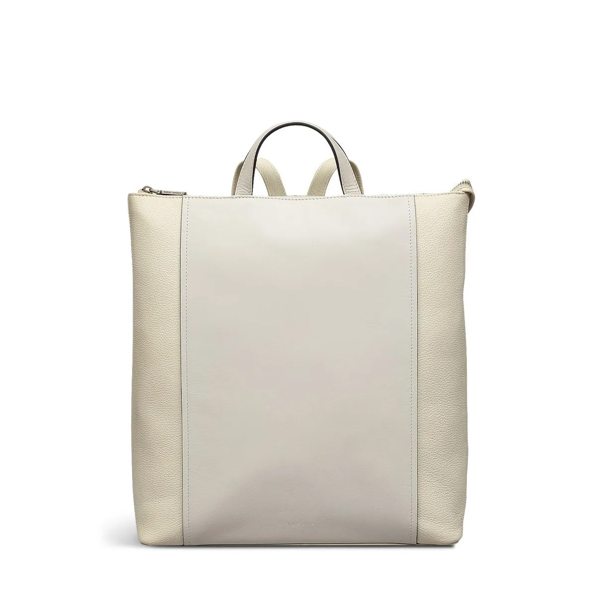 Regents Row Leather Medium Ziptop Backpack in Chalk - 110927 sold by Radley