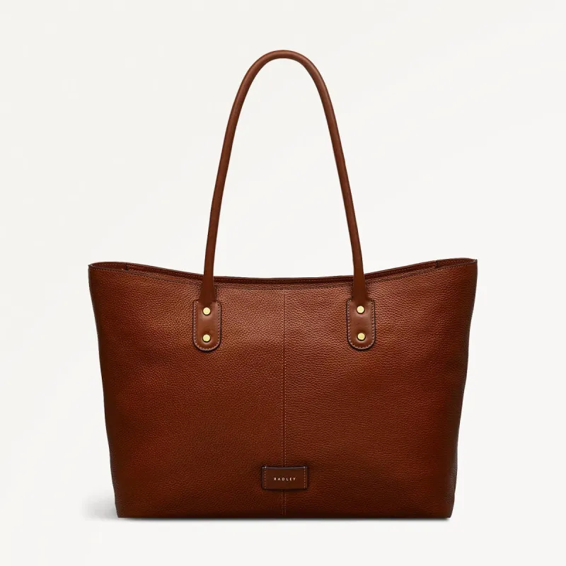 Southwark Lane Leather Large Ziptop Tote Bag in Tortoise - 110953 sold by Radley