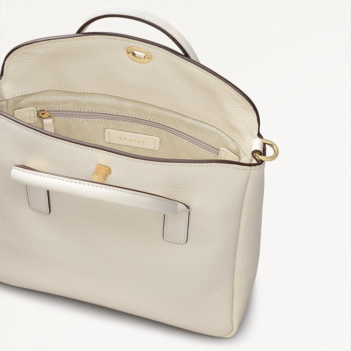 Carpenter Yard Small Flapover Grab Chalk - 110915 sold by Radley product image thumbnail 3