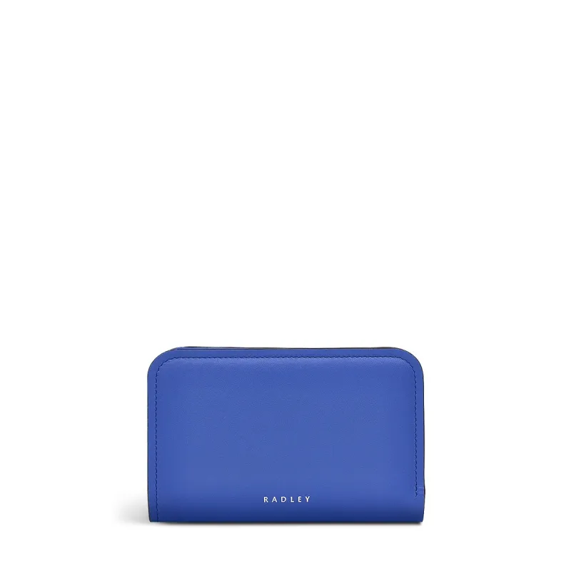 Percy Lane Leather Medium Zip Around Wallet in Yves Blue - 110882 sold by Radley