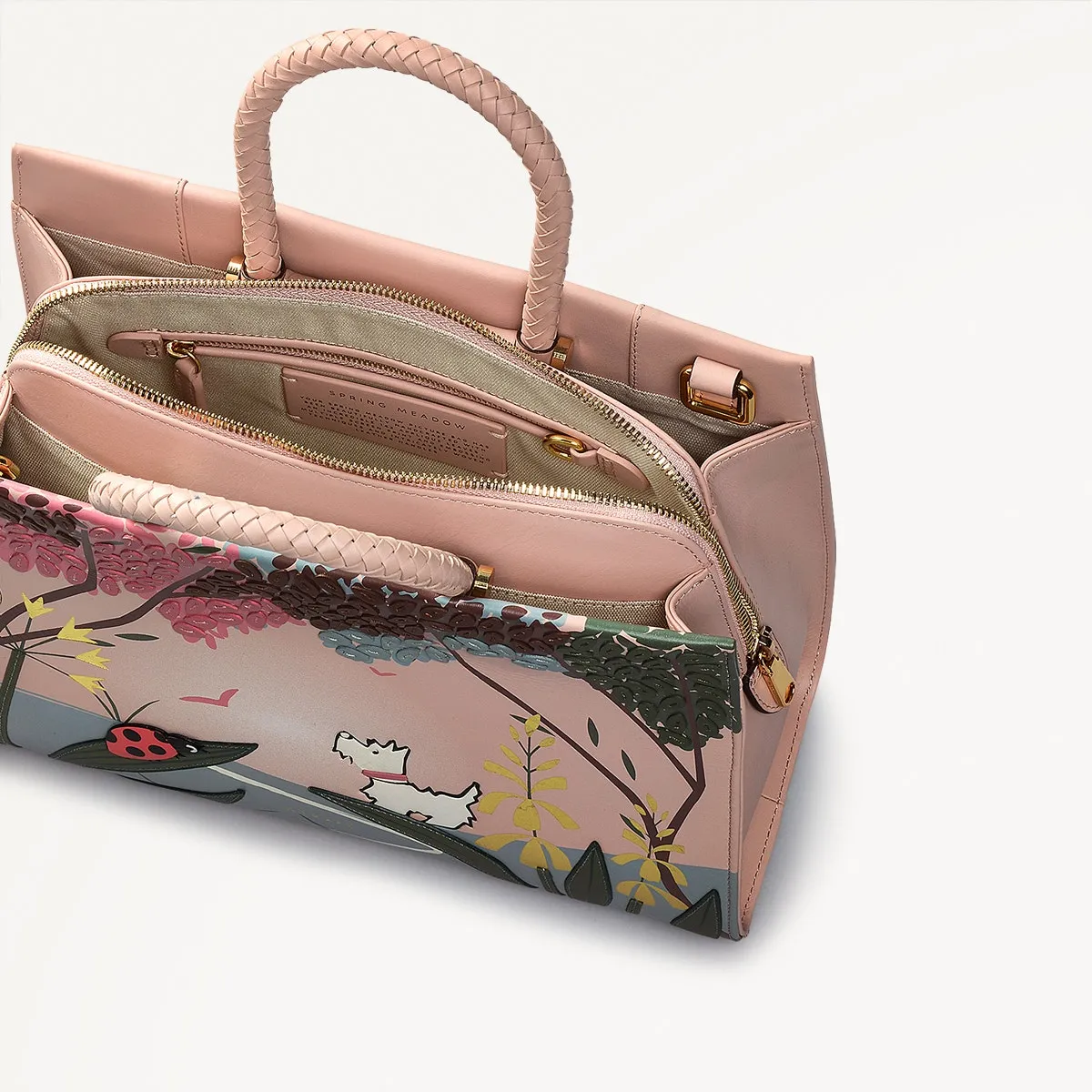 Spring Meadow Medium Ziptop Grab Prairie Pink - 110844 sold by Radley product image thumbnail 3