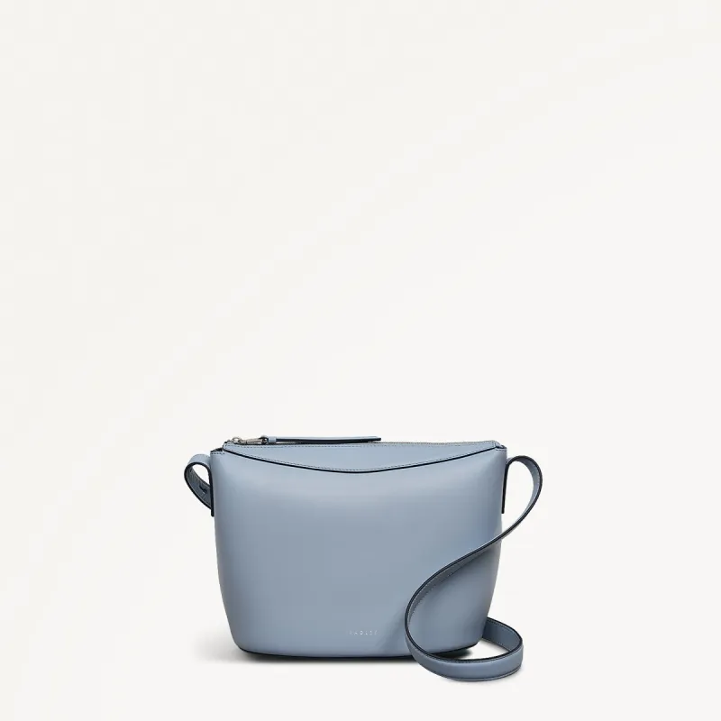 The Kensal Small Ziptop Cross Body Smoke Blue - 110814 sold by Radley