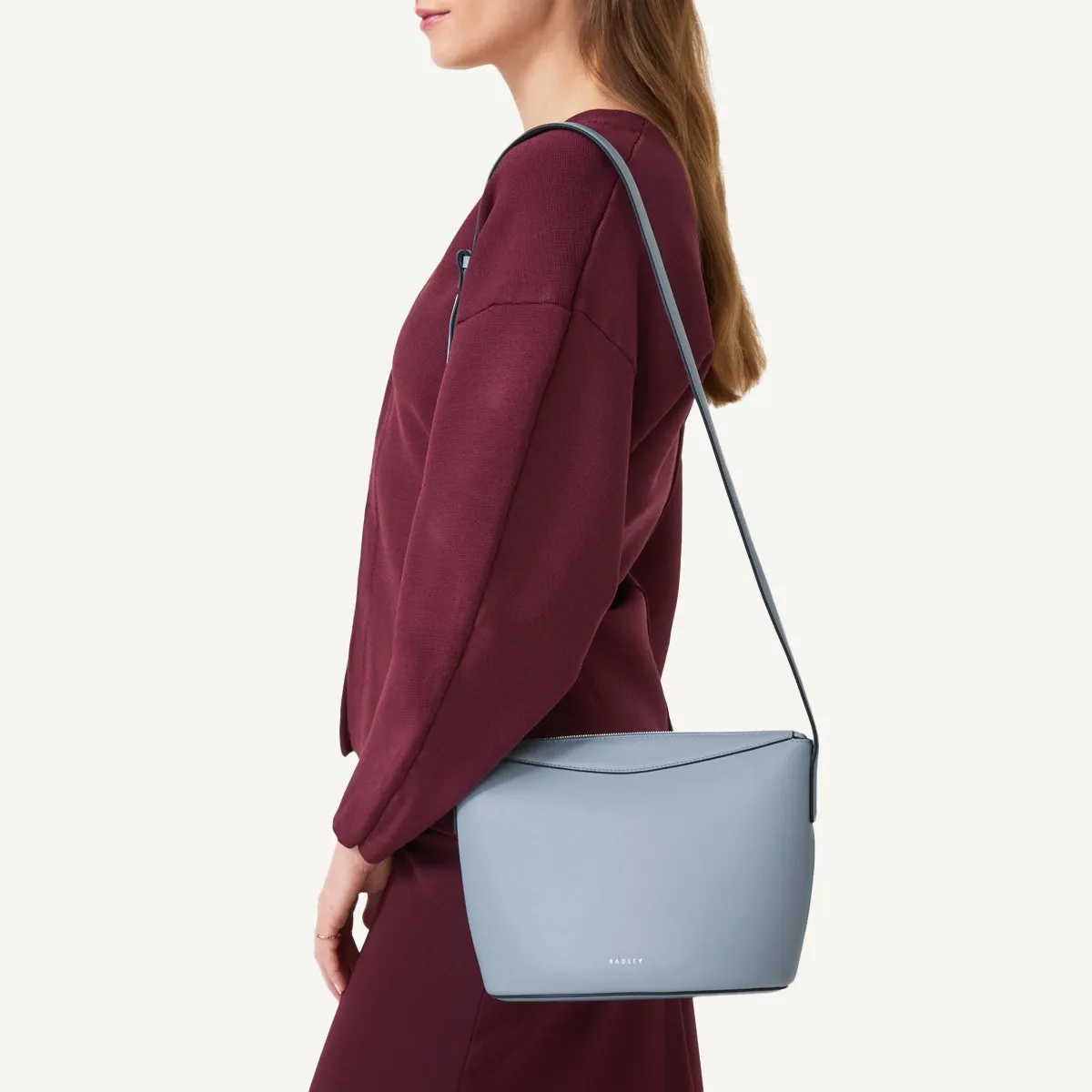 The Kensal Small Ziptop Cross Body Smoke Blue - 110814 sold by Radley product image thumbnail 5