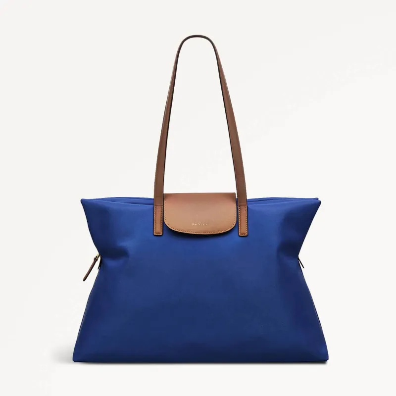 Pocket Essentials Medium Ziptop Tote Yves Blue - 110824 sold by Radley