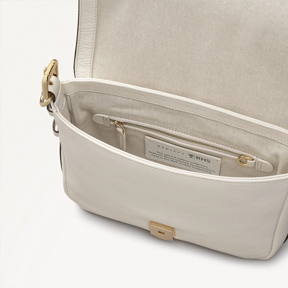 Rhs Ss25 Small Flapover Cross Body Chalk - 110850 sold by Radley product image thumbnail 3