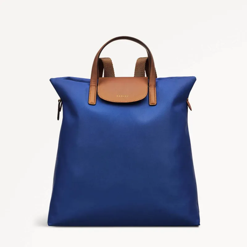 Pocket Essentials Medium Ziptop Backpack Yves Blue - 110825 sold by Radley