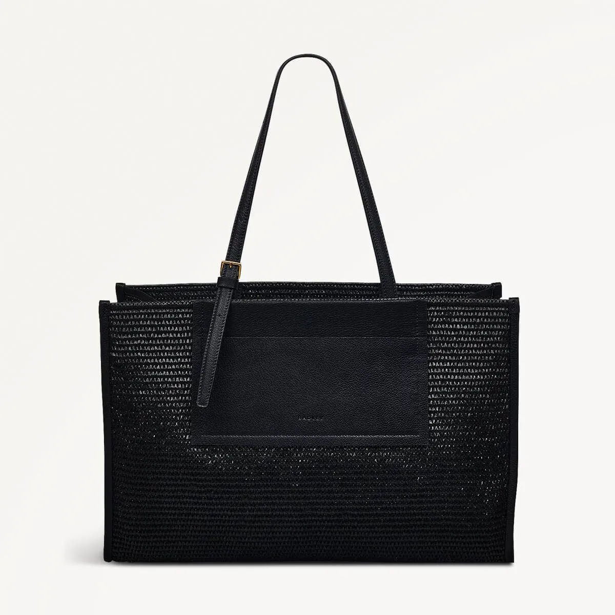 The Burlington Fabric Large Open Top Tote Bag in Black - 110693 sold by Radley
