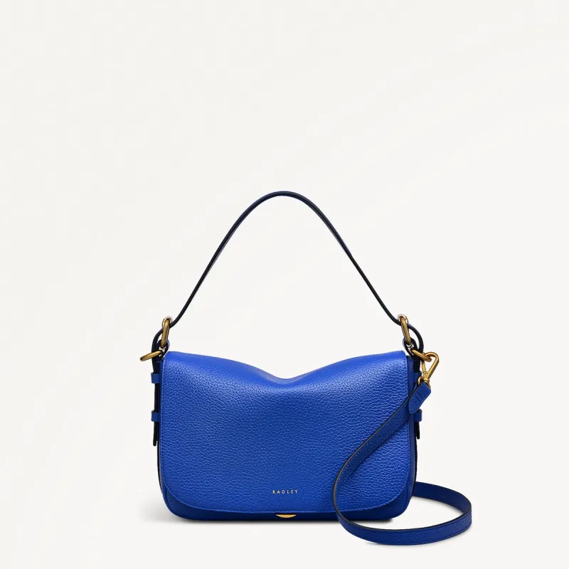 Grafton Street Leather Small Flapover Crossbody Bag in Yves Blue - 110641 sold by Radley