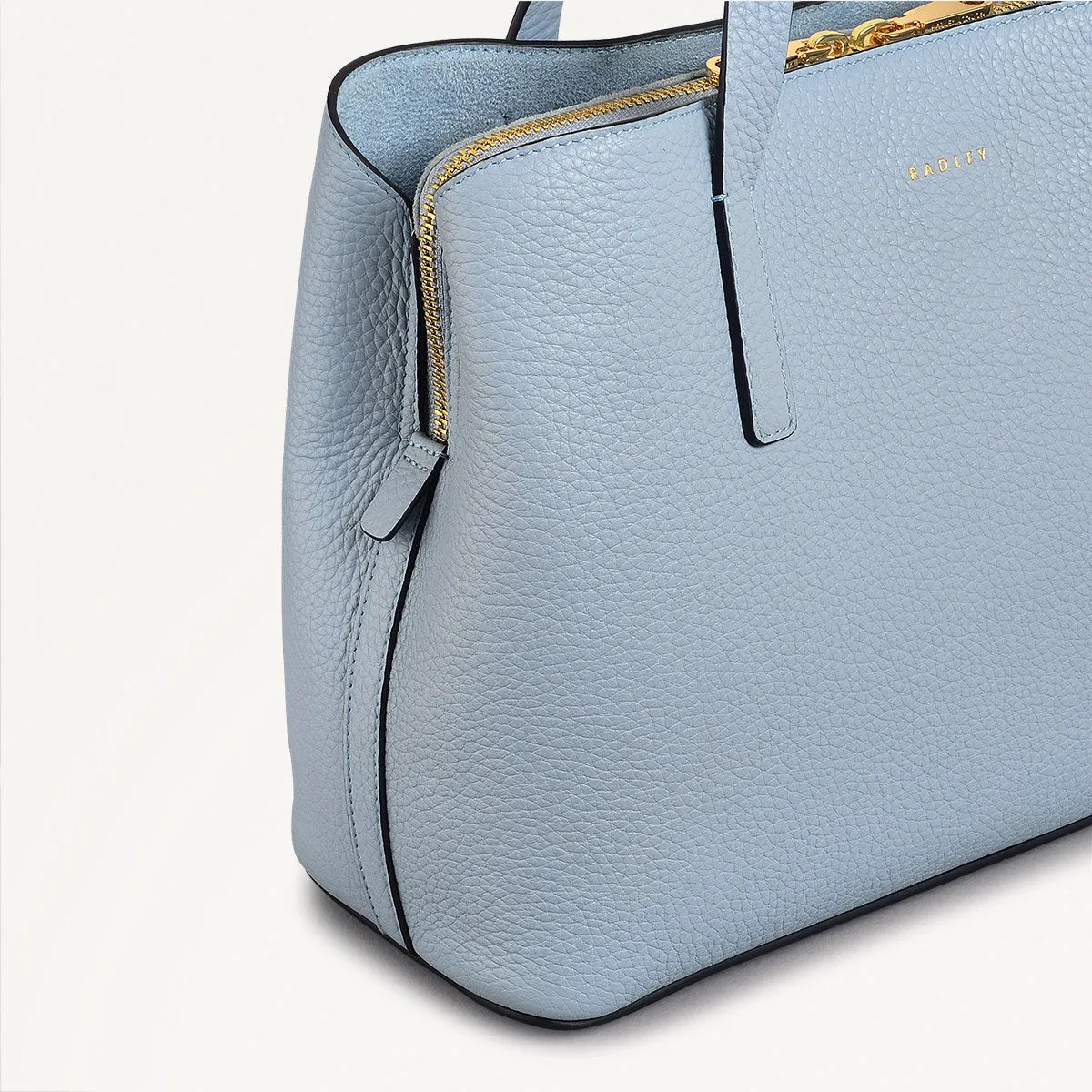 Dukes Place Medium Ziptop Grab Bag in Smoke Blue - 110639 sold by Radley product image thumbnail 4