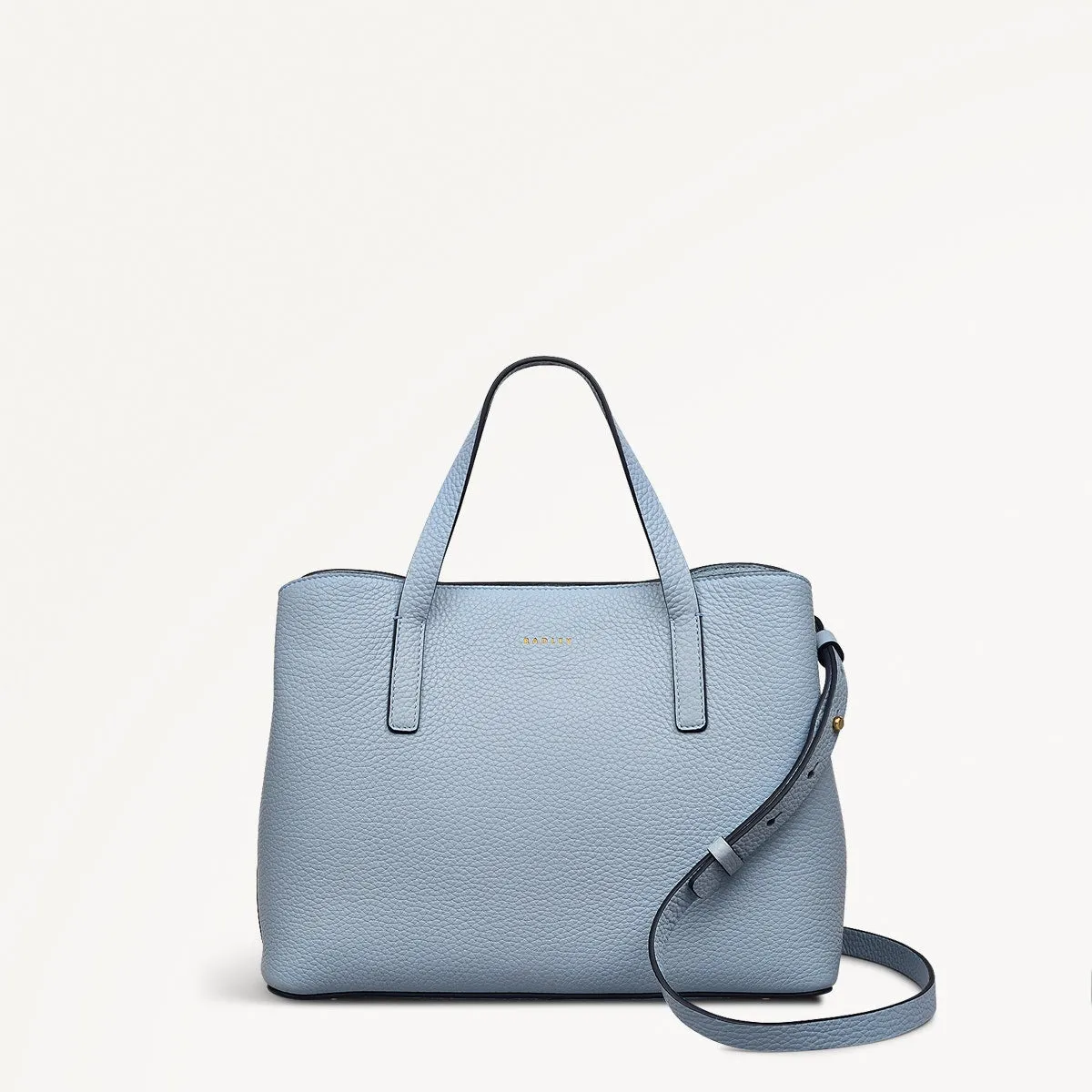 Dukes Place Medium Ziptop Grab Bag in Smoke Blue - 110639 sold by Radley