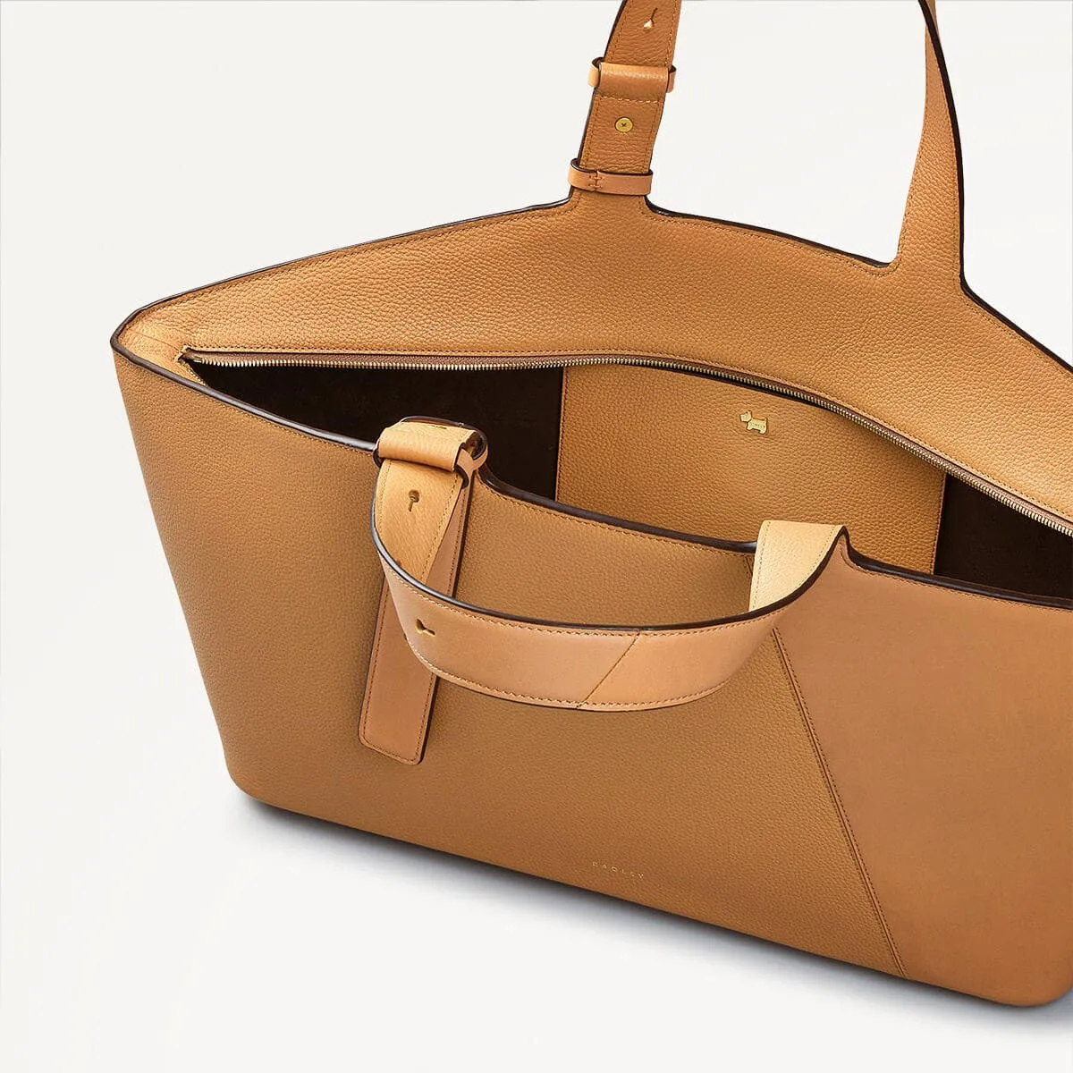 Freda Lane Large Ziptop Shoulder Dark Butter - 110816 sold by Radley product image thumbnail 3