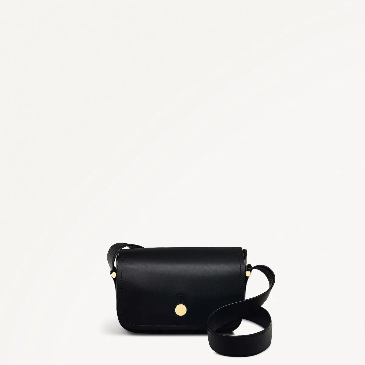 Bathurst Mews Leather Medium Flapover Crossbody Bag in Black - 110656 sold by Radley