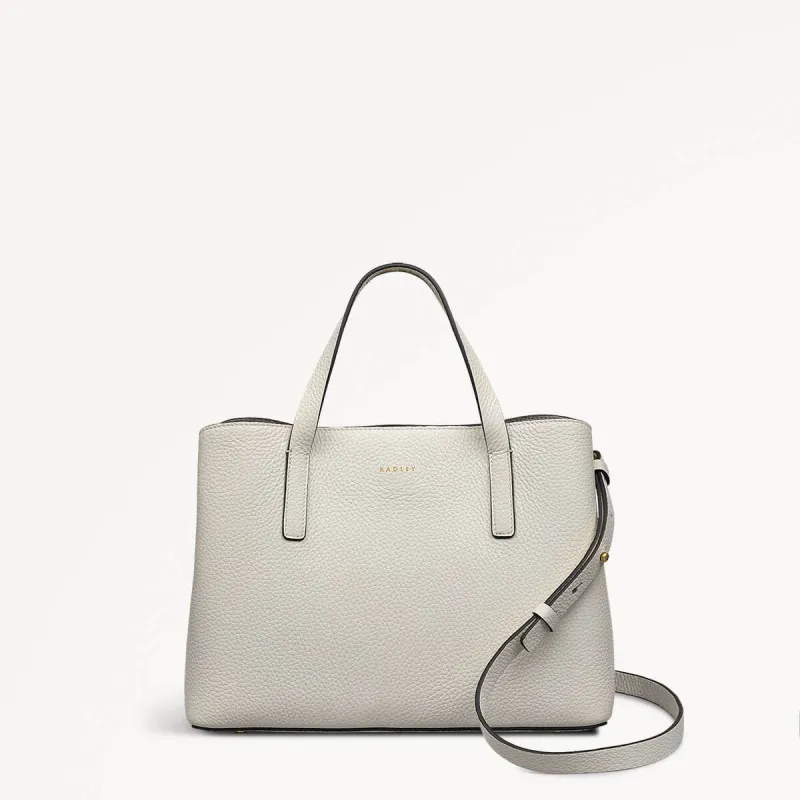 Dukes Place Medium Ziptop Grab Chalk - 110615 sold by Radley