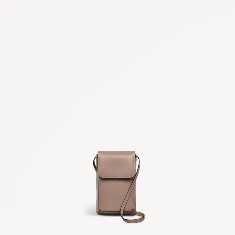 Mells Manor Leather Medium Phone Crossbody in Silt - 110565 sold by Radley