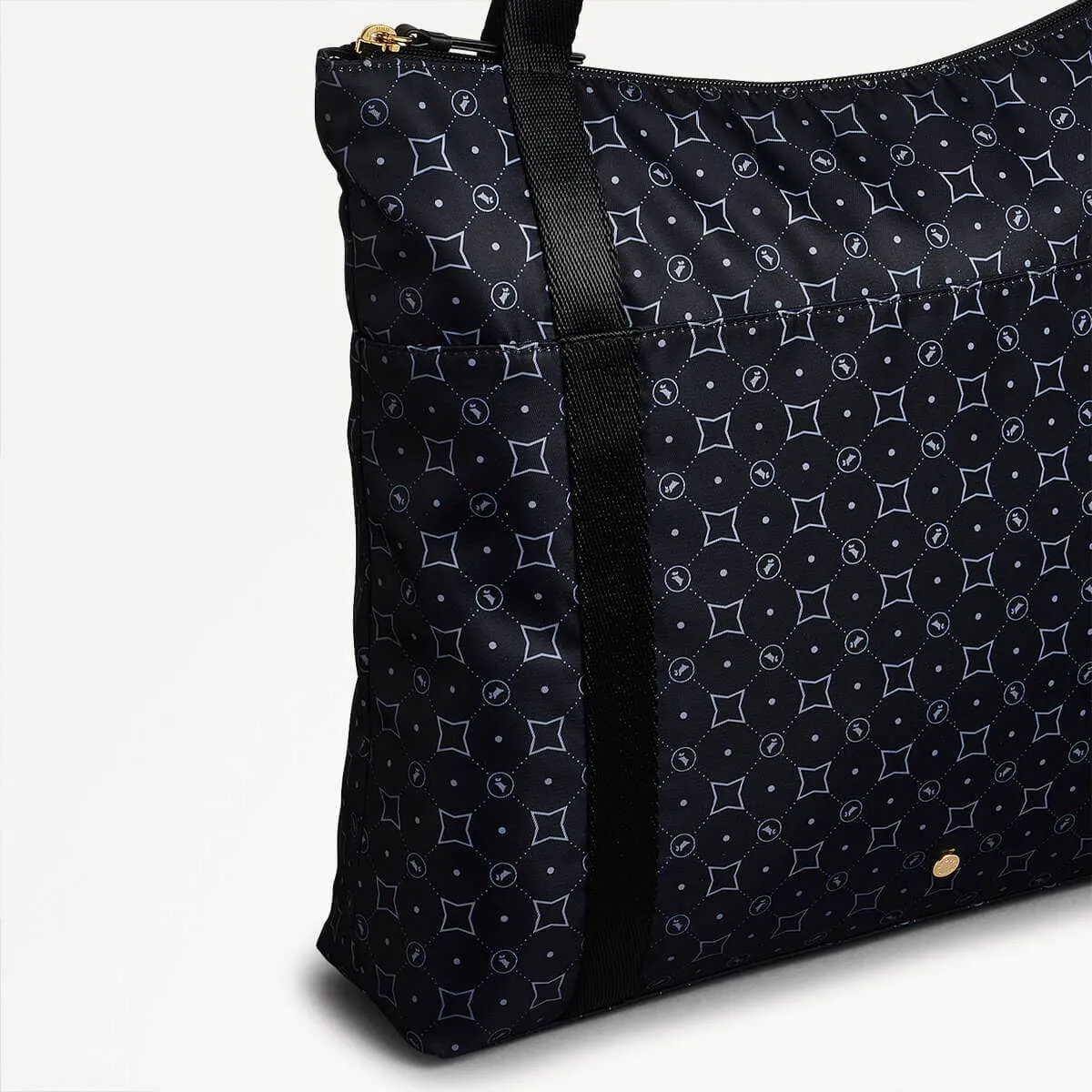 Columbia Road Monogram Fabric Medium Ziptop Shoulder Bag in Black - 110535 sold by Radley product image thumbnail 4