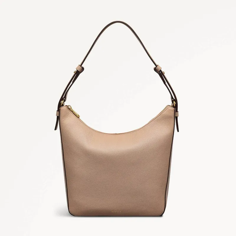 Embankment Way Leather Large Ziptop Shoulder Bag in Silt - 110487 sold by Radley