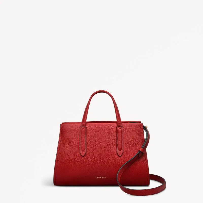 Arlington Court Leather Small Zip Around Grab Bag in Poinsettia - 110515 sold by Radley