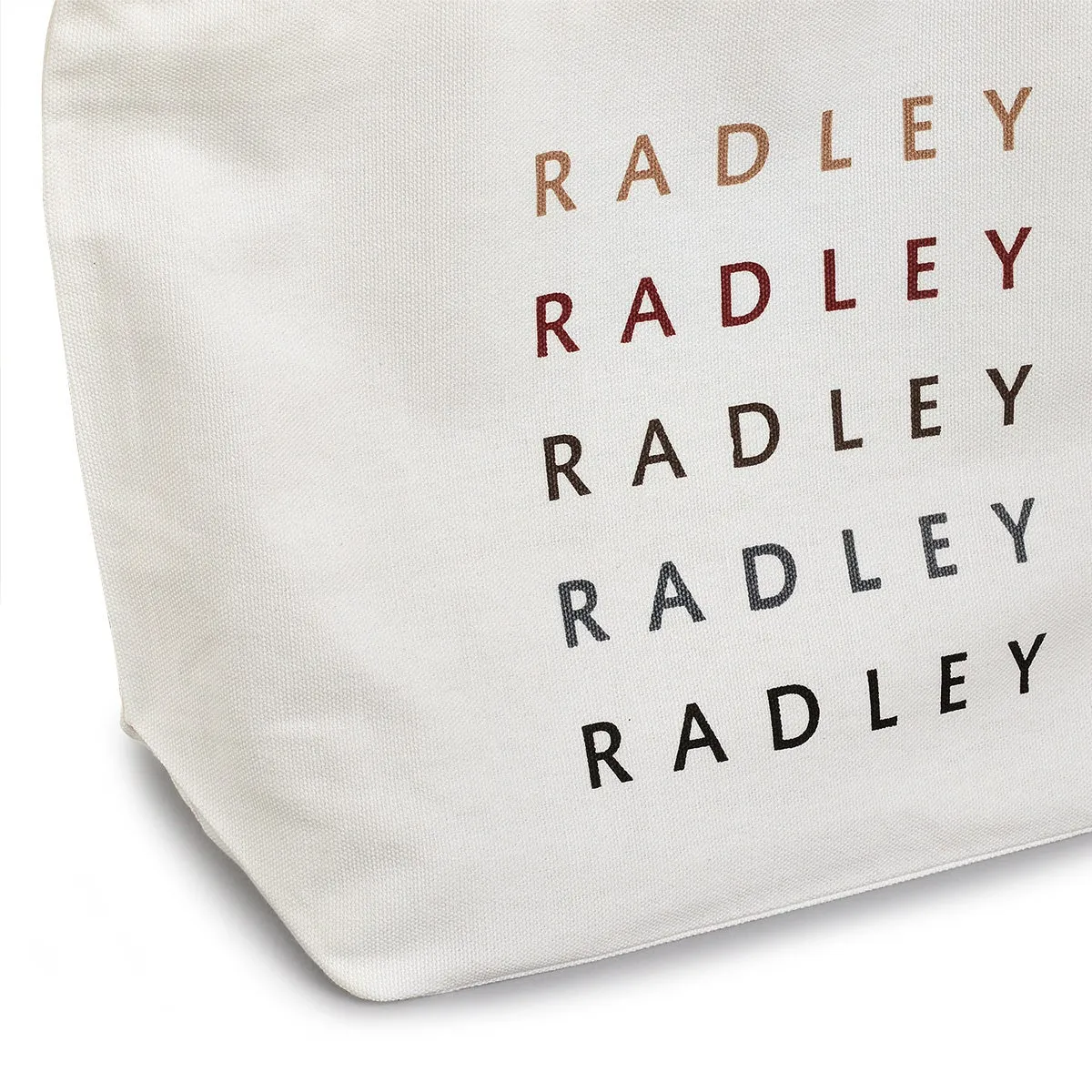 Radley On Repeat Fabric Small Ziptop Tote in Natural - 110439 sold by Radley product image thumbnail 4