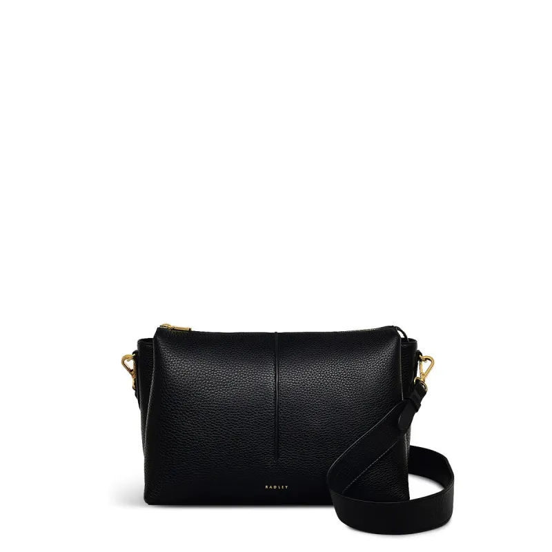 Hillgate Place Leather Medium Ziptop Crossbody Bag in Black - 110427 sold by Radley