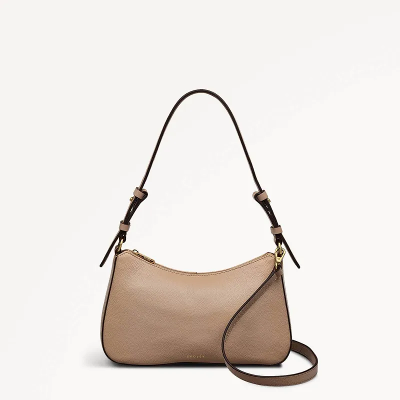 Embankment Way Leather Small Ziptop Shoulder Bag in Silt - 110484 sold by Radley