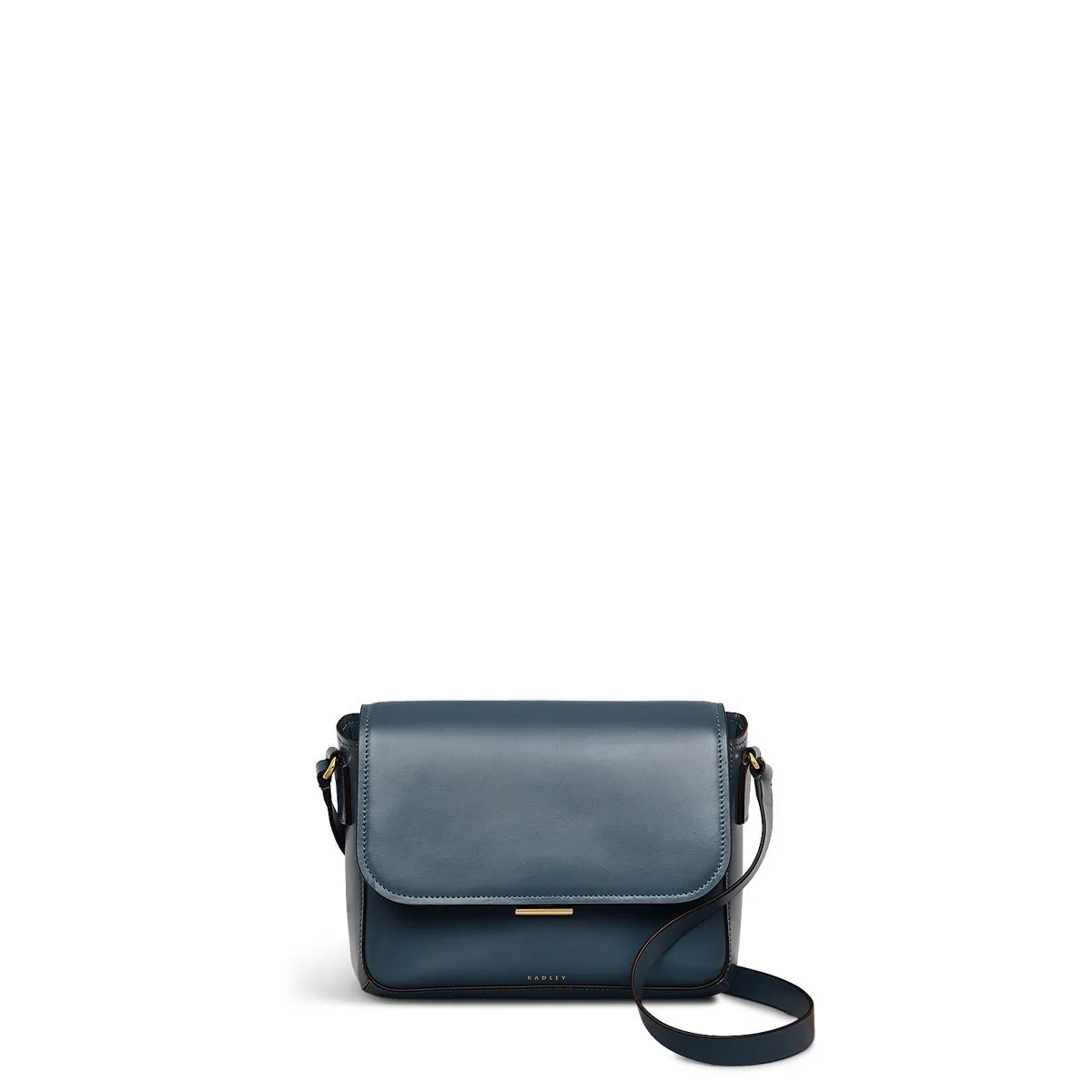 Mells Manor Leather Medium Flapover Crossbody Bag in Uniform - 110481 sold by Radley