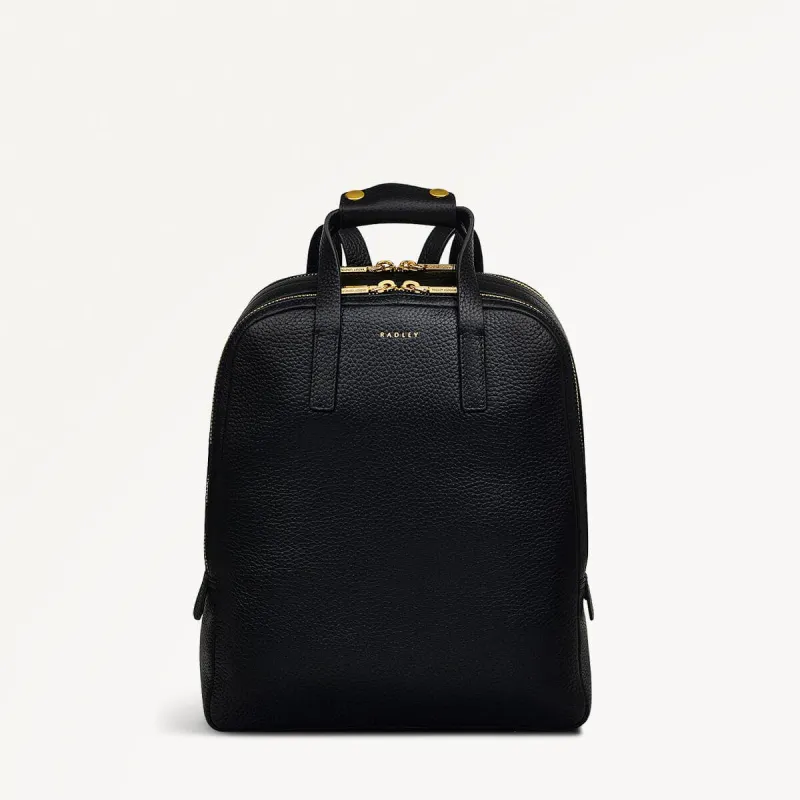 Dukes Place Leather Medium Zip Around Backpack in Black - 110420 sold by Radley