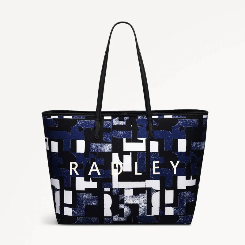 Southwell Gardens Fabric Open Top Tote Bag in Evenfall - 110298 sold by Radley