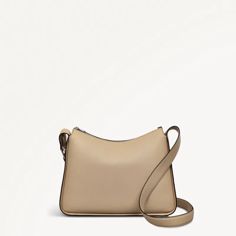 Westwell Lane Leather Medium Ziptop Crossbody Bag in Stone - 110310 sold by Radley
