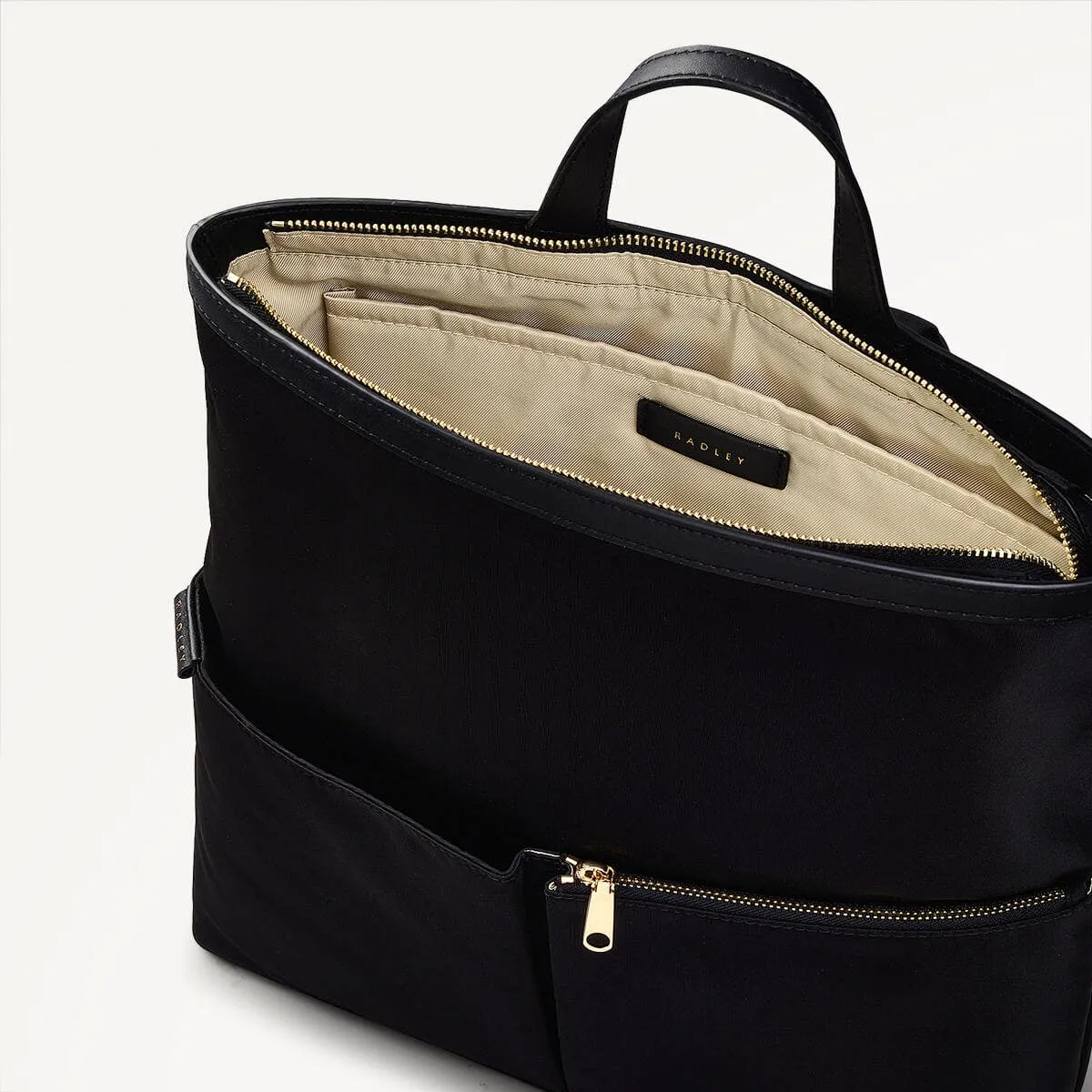 Montague Lane Fabric Medium Ziptop Backpack in Black - 110401 sold by Radley product image thumbnail 3