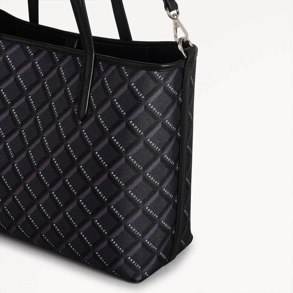 Southwell Gardens Fabric Open Top Grab Bag in Black - 110295 sold by Radley product image thumbnail 5