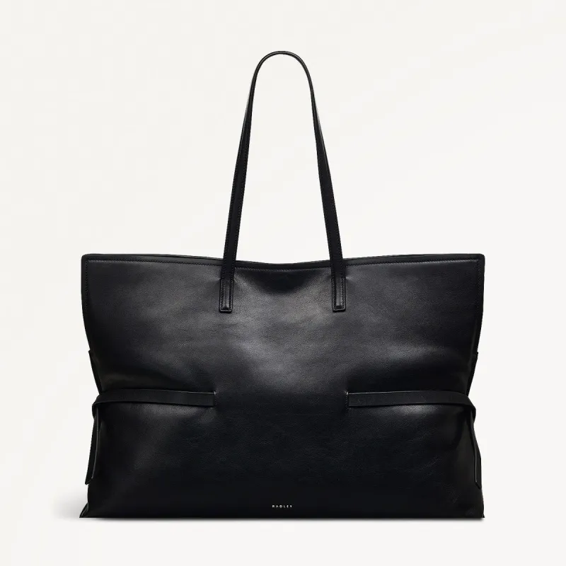Fleet Street Leather Large Open Top Shoulder Bag in Black - 110308 sold by Radley