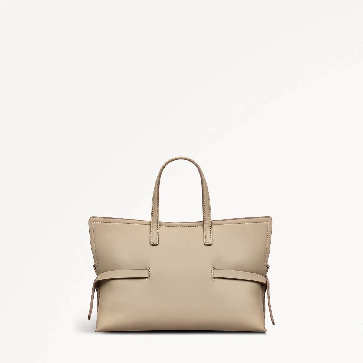 Fleet Street Leather Small Open Top Crossbody Bag in Stone - 110305 sold by Radley product image thumbnail 2