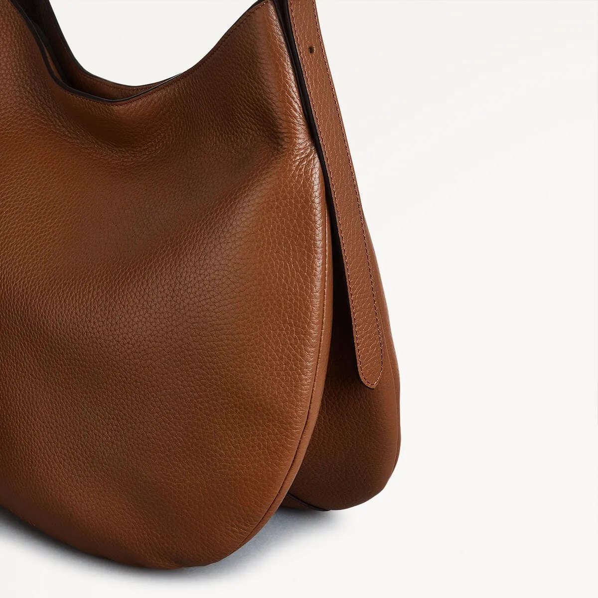 Kensington Place Leather Large Open Top Shoulder Bag in Saddle - 110162 sold by Radley product image thumbnail 4