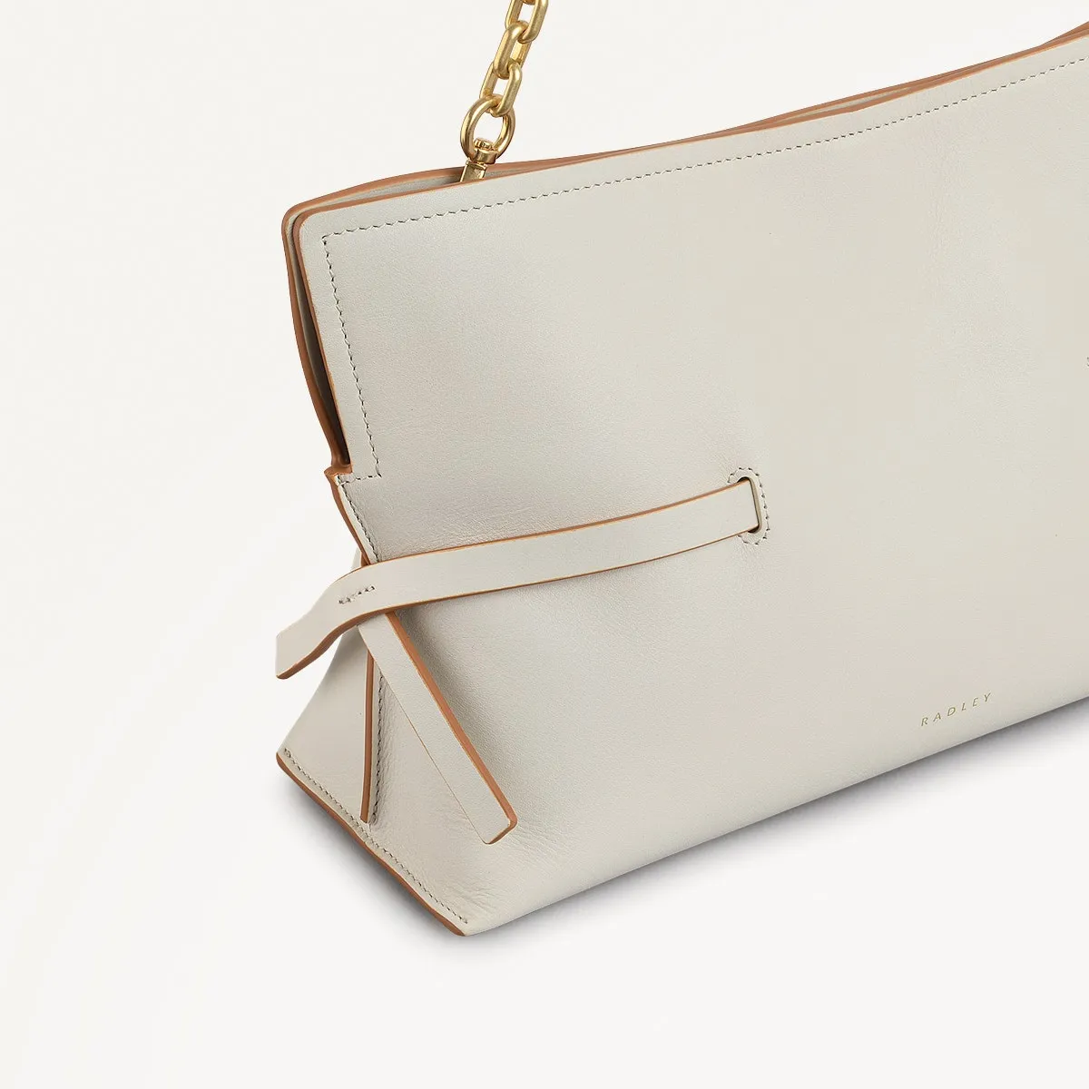 Fleet Street Leather Medium Open Top Clutch Bag in Chalk - 111435 sold by Radley product image thumbnail 4