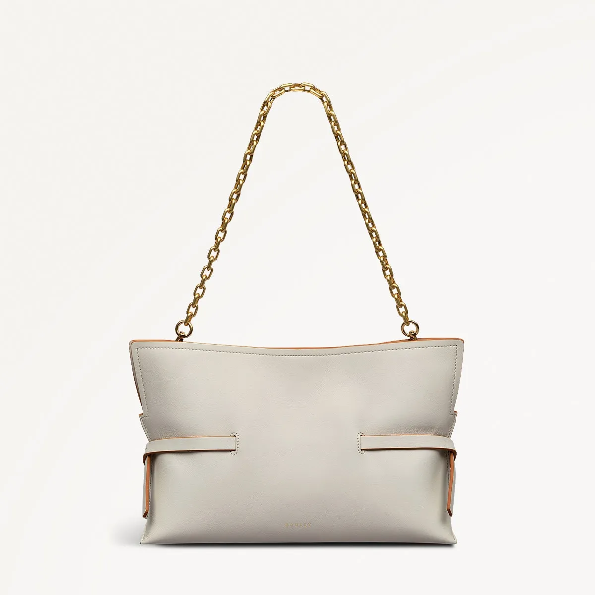 Fleet Street Leather Medium Open Top Clutch Bag in Chalk - 111435 sold by Radley
