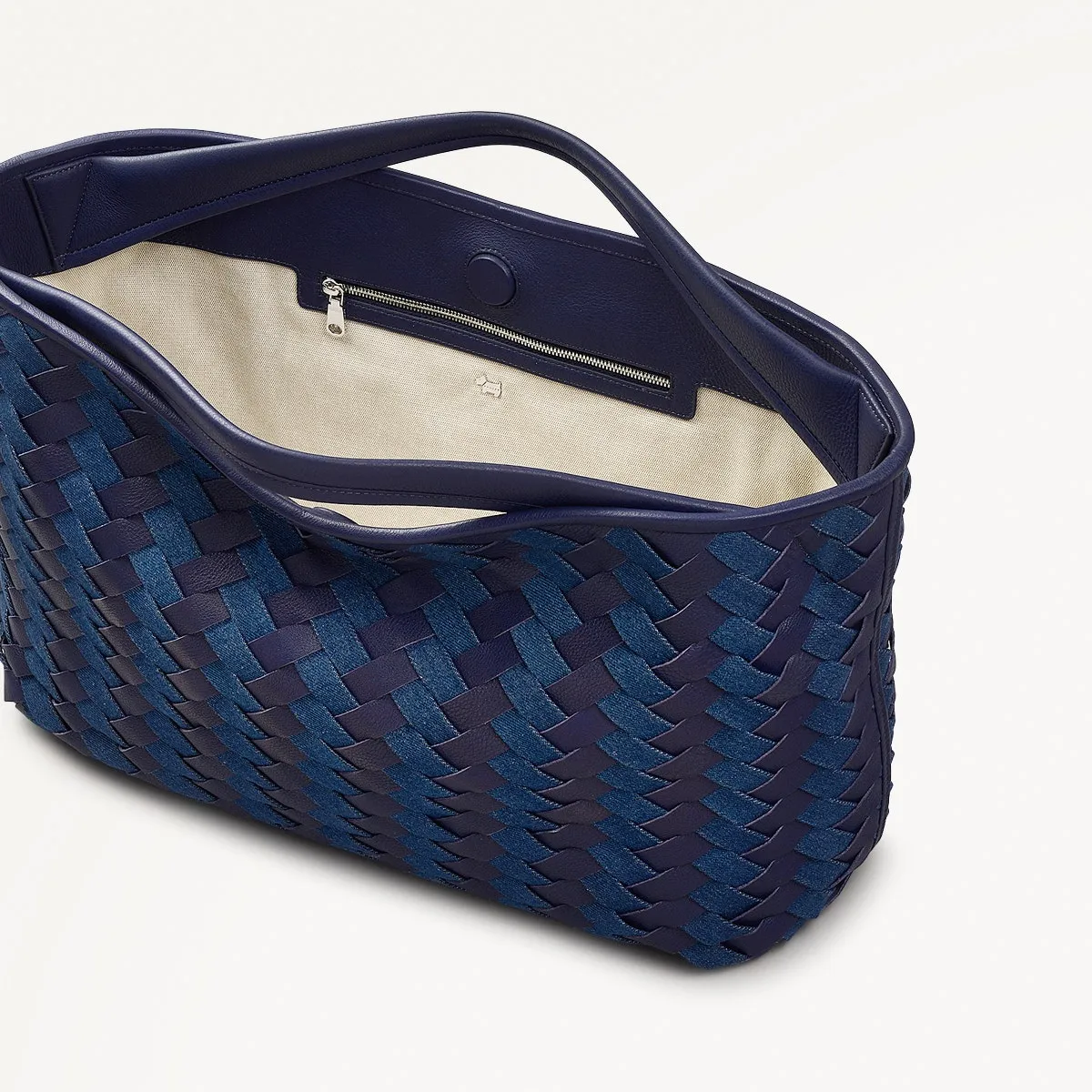 Devonshire Row Leather Large Open Top Grab Bag in Evenfall - 111454 sold by Radley product image thumbnail 4