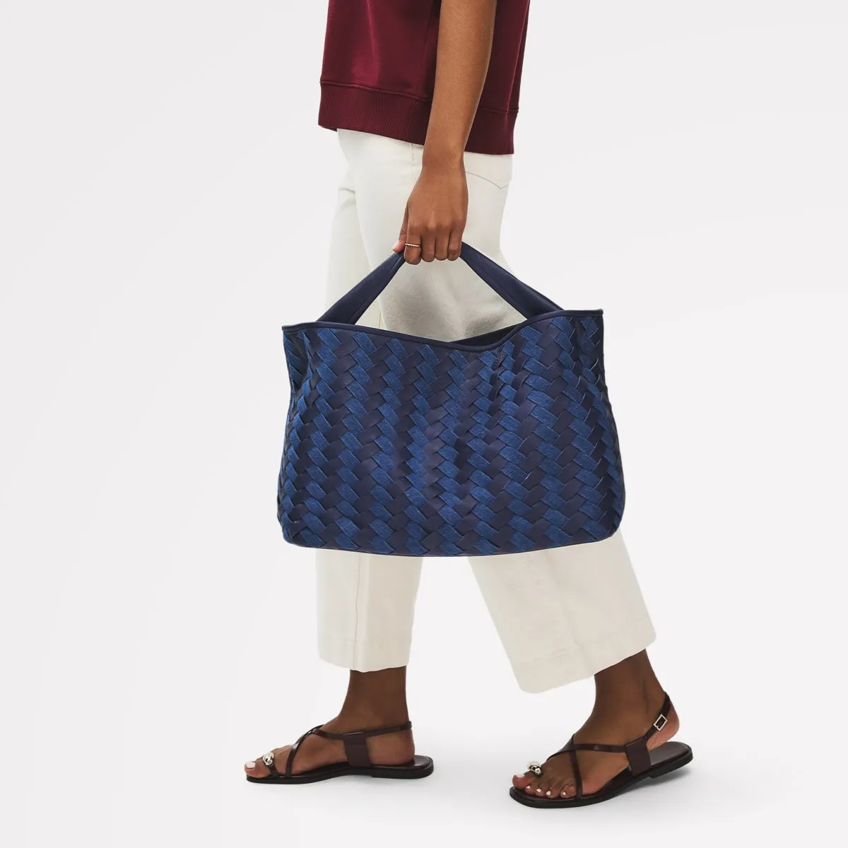 Devonshire Row Leather Large Open Top Grab Bag in Evenfall - 111454 sold by Radley product image thumbnail 2